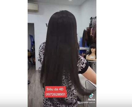 (video) Trải nghiệm tóc giả siêu da đầu 4D từ tóc thật
